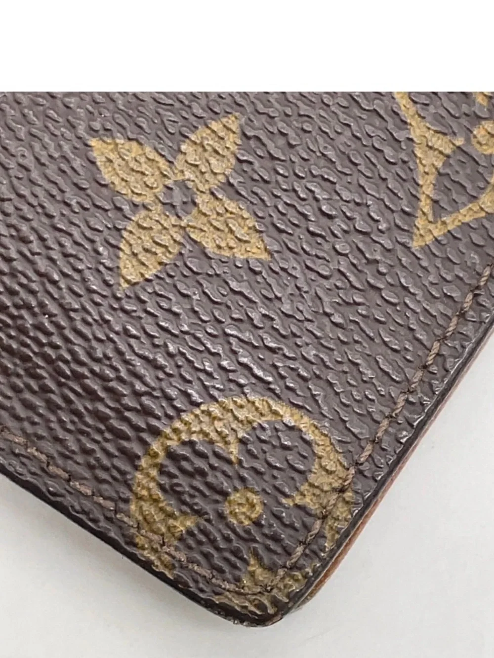 Auth Louis Vuitton Monogram Porte Cartes Credit Wallet